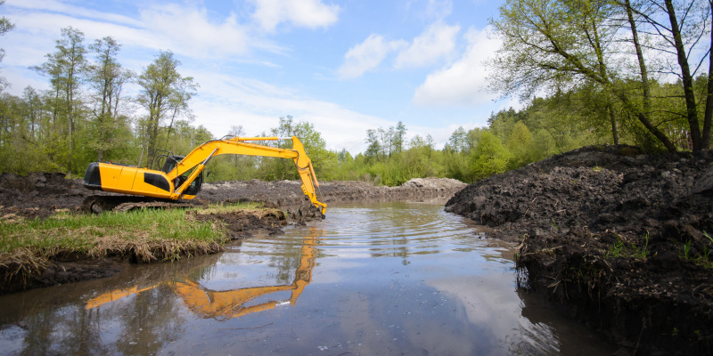 Pond Construction in Lake Norman, North Carolina