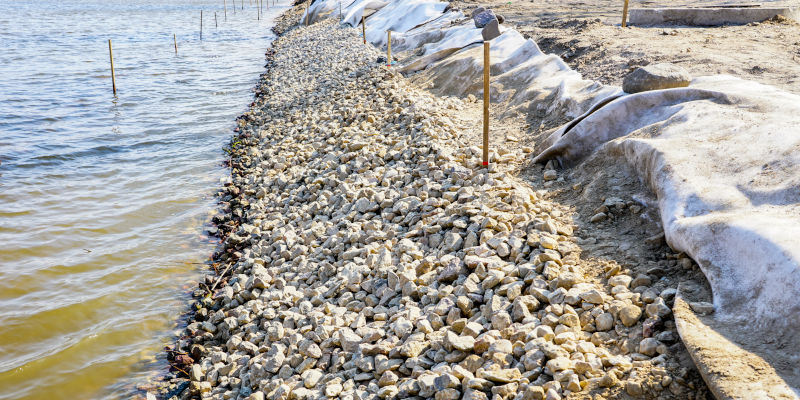 Shoreline Stabilization in Mooresville, North Carolina