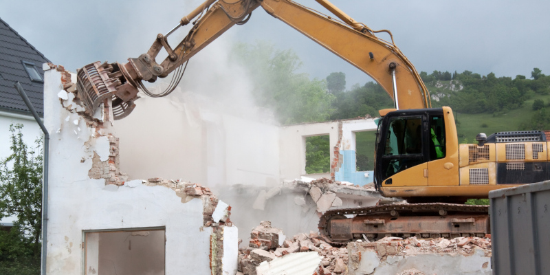 Safety Considerations During a House Demolition