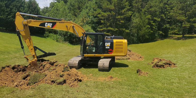 Land Grading in Mooresville, North Carolina